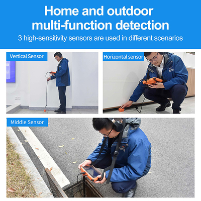 Pqwt-L5000 Multi Sensors 5m Diepte Waterpijp Leak Detector Voor Indoor Outdoor