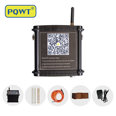 PQWT M400 Mobiele grondwater detector ondergrondse finder 400m detecteren boorgat water in de telefoon