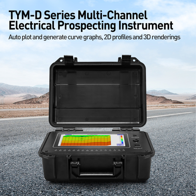 TYM D-serie 500m putwaterdetector Ondergrondse zoekmachine 16 kanalen Geofysische onderzoeksapparatuur