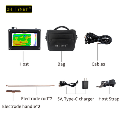 TYM S-serie Ondergrondse waterdetector Auto Graphing Resistivity Geofysische onderzoeksapparatuur