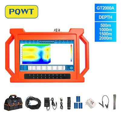 PQWT-GT2000A Ondergrondse diepe waterput Boren 2000m 3D automatische kaartanalyse Snel detecteren Grondwater detector