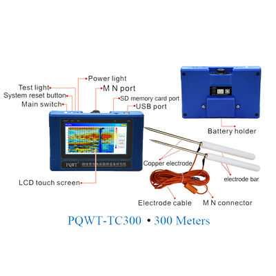 PQWT TC300 300m Langbereik High Accuracy Portable Detector Water Detection