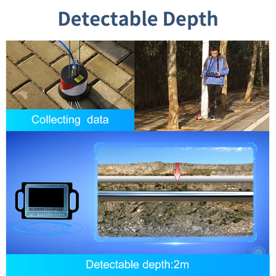 Ultrasoon Correct de Detectormateriaal 2M PQWT CL200 4000mAh van het Waterlek