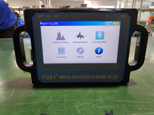 Van het de Pijplek van PQWT CL600 Ondergrondse de Detectormachine 6m voor Huispijpleiding