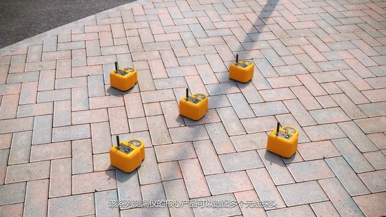 8M Underground Water Pipeline het Systeemapparaat van de Lekopsporing met 9 Draadloze Sensoren