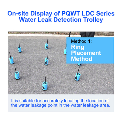 Nood Ultrasone waterleiding lek detector Trolley LDC 20M Diepte 9M 20KHz