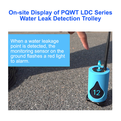 Draadloze ultrasoonlekdetector voor waterleidingen PQWT LDC 5M 100m Lengte