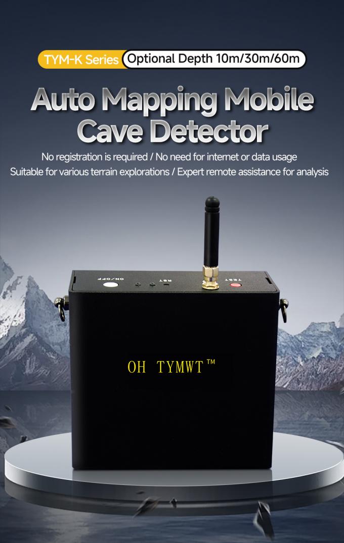 TYM K-serie 60m holte ondergrondse karst mobiele grotdetector geologisch onderzoek apparaat 0