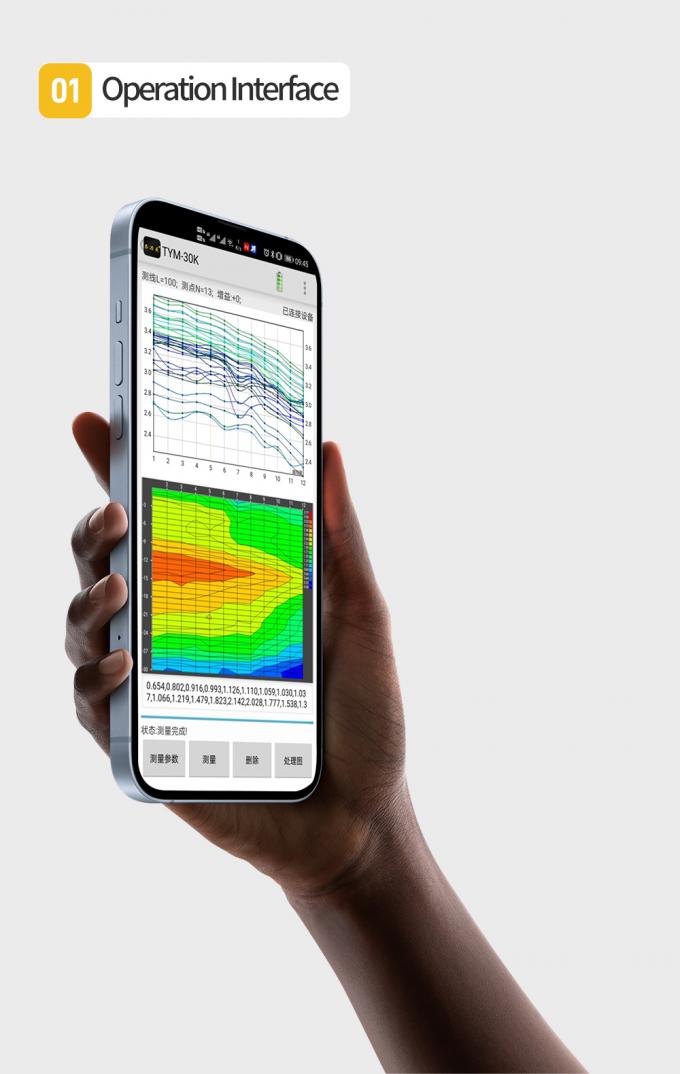 TYM K-serie 60m holte ondergrondse karst mobiele grotdetector geologisch onderzoek apparaat 5