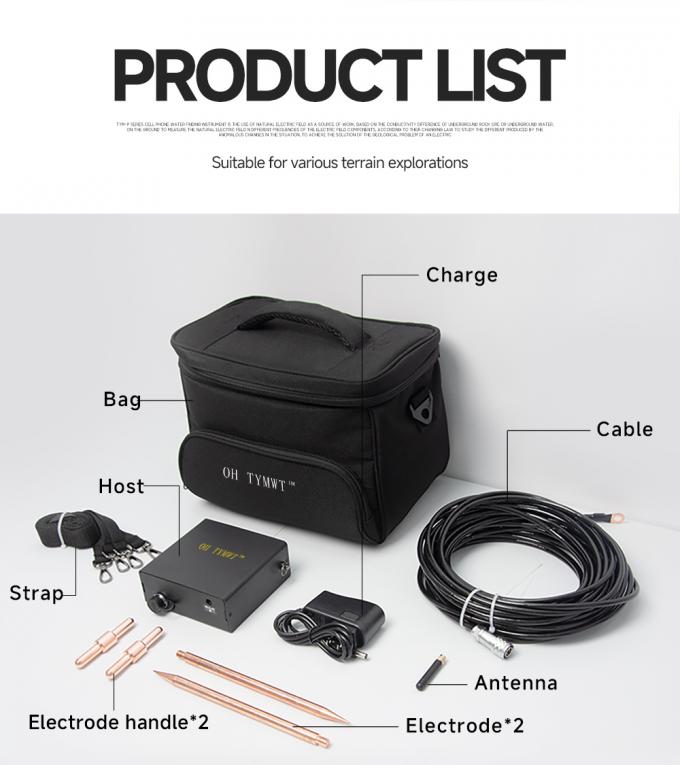 TYM K-serie 60m holte ondergrondse karst mobiele grotdetector geologisch onderzoek apparaat 7