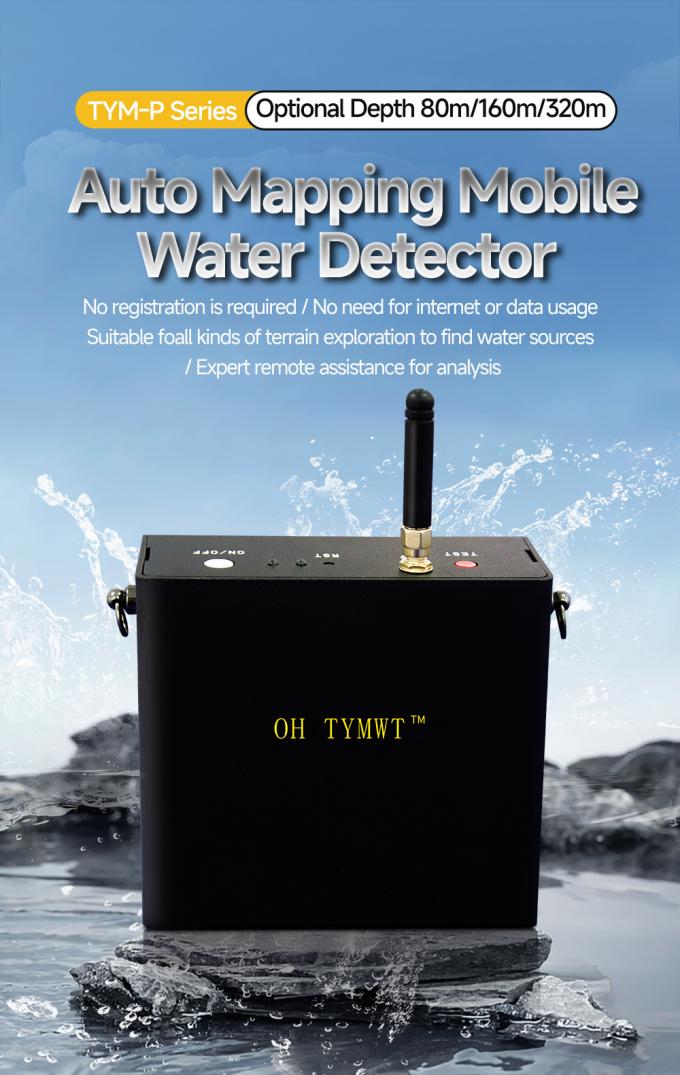 TYM P-serie Auto Mapping Boorgat Water Detector Machine Mobiele ondergrondse water detector 0
