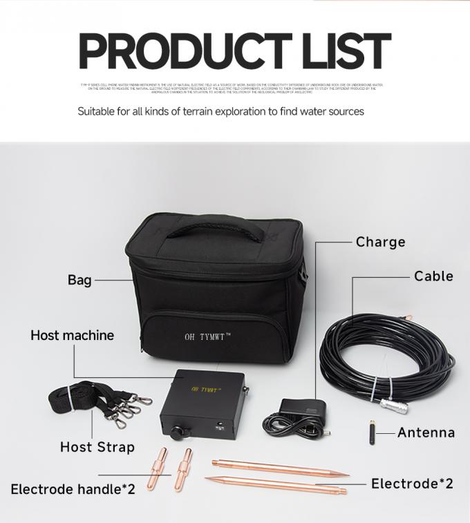 TYM P-serie Auto Mapping Boorgat Water Detector Machine Mobiele ondergrondse water detector 6