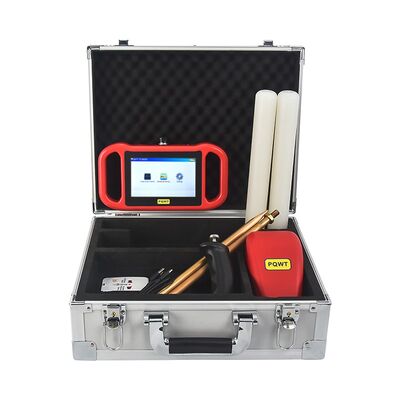 PQWT-TCM-waterdetector met 33-frequentie LCD-aanraakscherm en 1500 m oppervlaktezoekbereik voor geofysische enquête